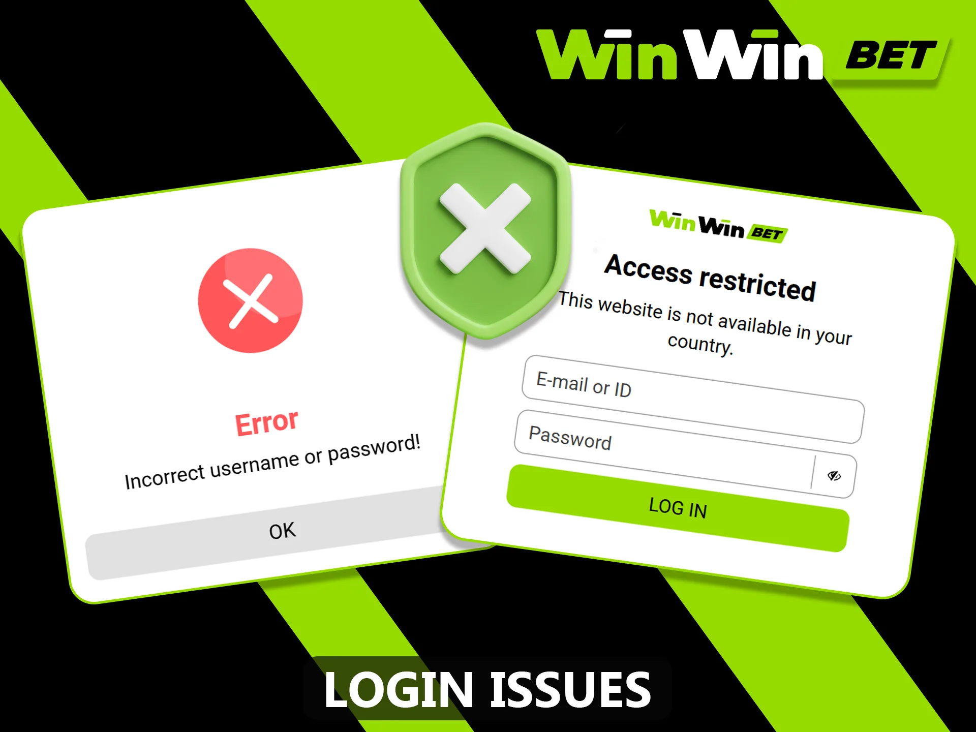 Solve login issues and get back to WinWin fun.